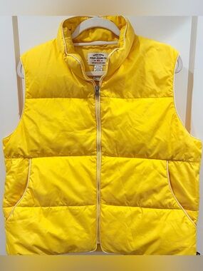 Ralph Lauren Yellow Quilted Puffer Vest
